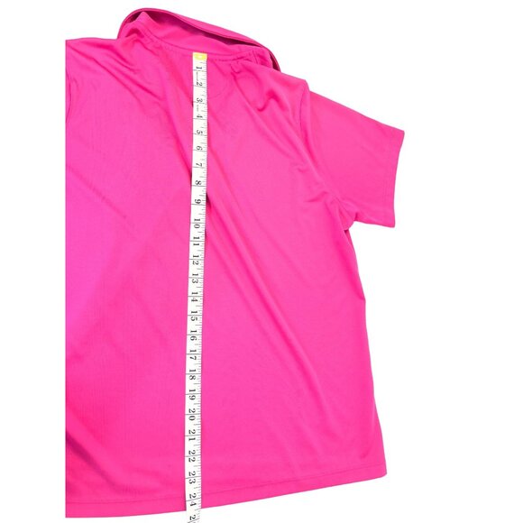 Bermuda Sands Pink Large Short Sleeve LOGO Golf Shirt 31a - Picture 7 of 9